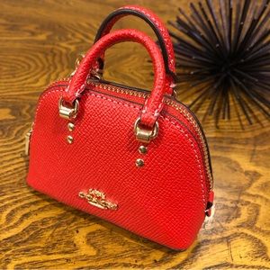 NWT Coach Mini Katy Satchel Bag Charm